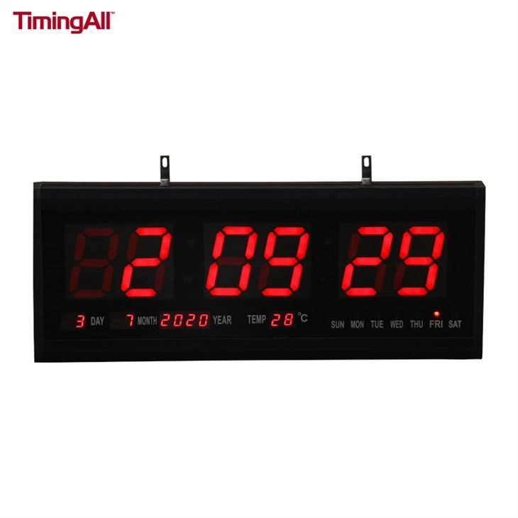 Led Digital revèy mi ak dat tanperati